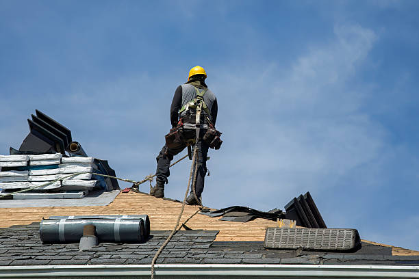 Professional Roofing technician working in Roseland, NJ